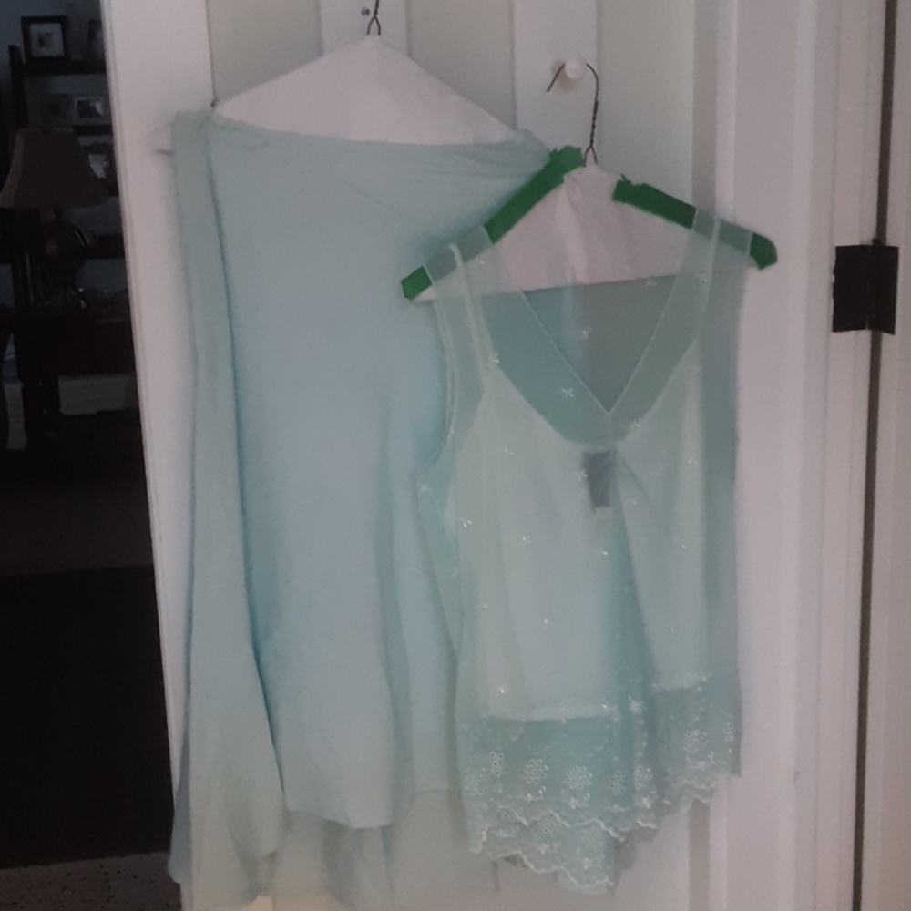 Skirt and blouse